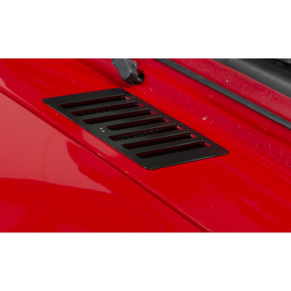 KENTROL Jeep TJ Hood Vent 98-06 Wrangler TJ Powdercoat Black Kentrol  50500