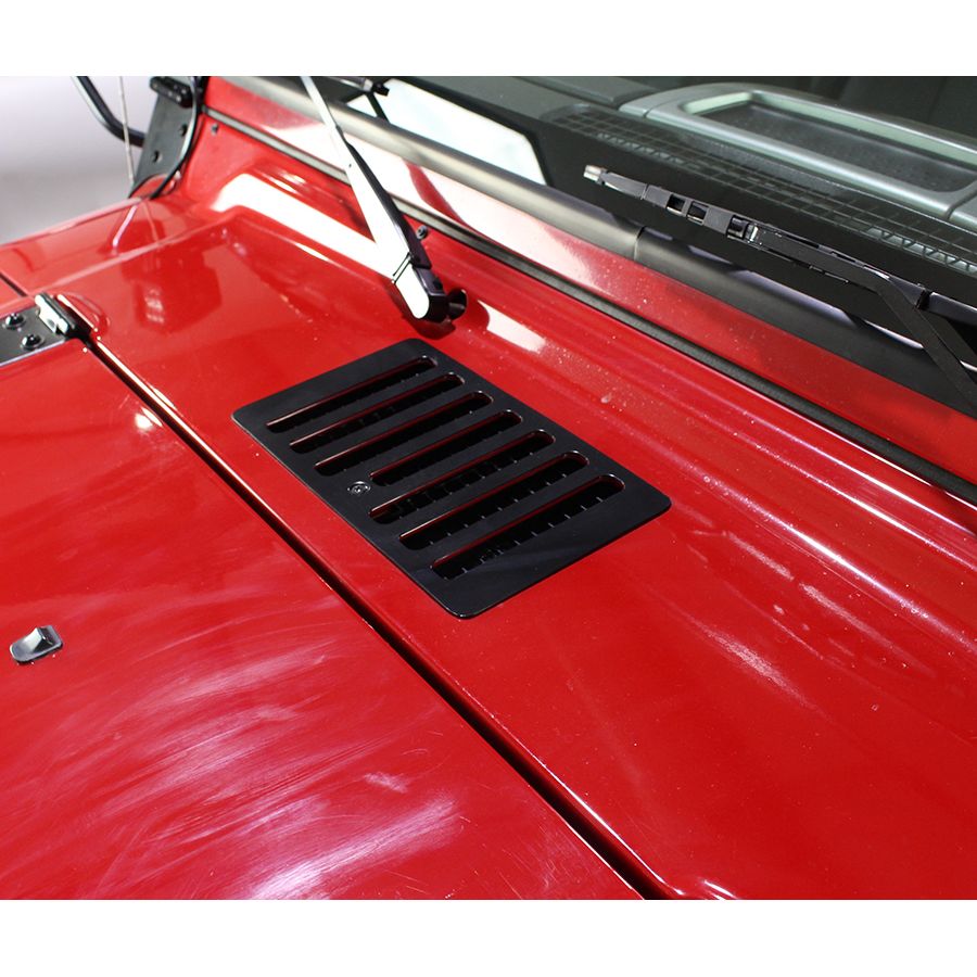 KENTROL Jeep TJ Hood Vent 98-06 Wrangler TJ Powdercoat Black Kentrol  50500