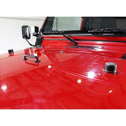 KENTROL Jeep TJ/JK Windshield Tie Down Kit 97-14 Wrangler TJ/JK Powdercoat Black Kentrol  50503