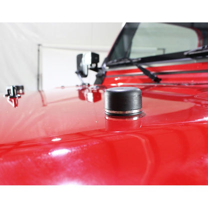 KENTROL Jeep TJ/JK Windshield Tie Down Kit 97-14 Wrangler TJ/JK Powdercoat Black Kentrol  50503
