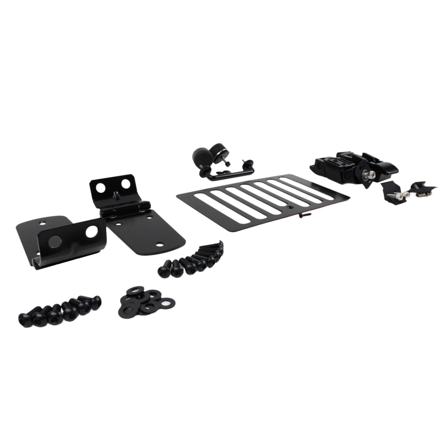 KENTROL Jeep TJ Hood Kit 98-06 Wrangler TJ Powdercoat Black Kentrol  50504
