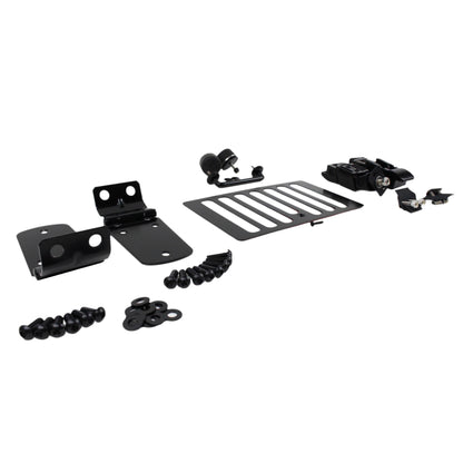 KENTROL Jeep TJ Hood Kit 98-06 Wrangler TJ Powdercoat Black Kentrol  50504