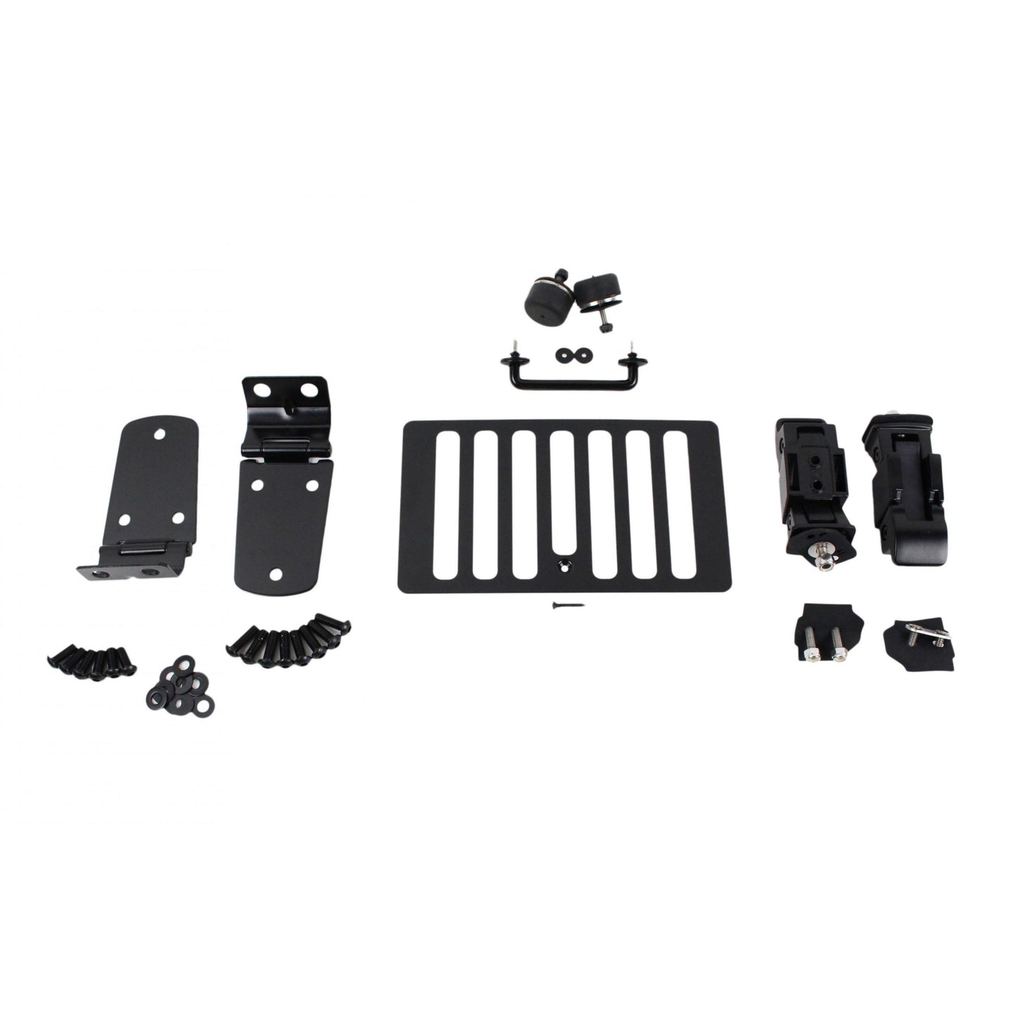 KENTROL Jeep TJ Hood Kit 98-06 Wrangler TJ Powdercoat Black Kentrol  50504