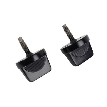 KENTROL Jeep CJ/YJ Windshield Knobs Pair 76-95 CJ and Wrangler YJ Powdercoat Black Kentrol  50510