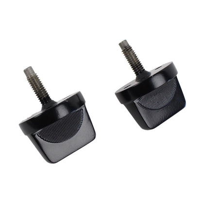 KENTROL Jeep CJ/YJ Windshield Knobs Pair 76-95 CJ and Wrangler YJ Powdercoat Black Kentrol  50510