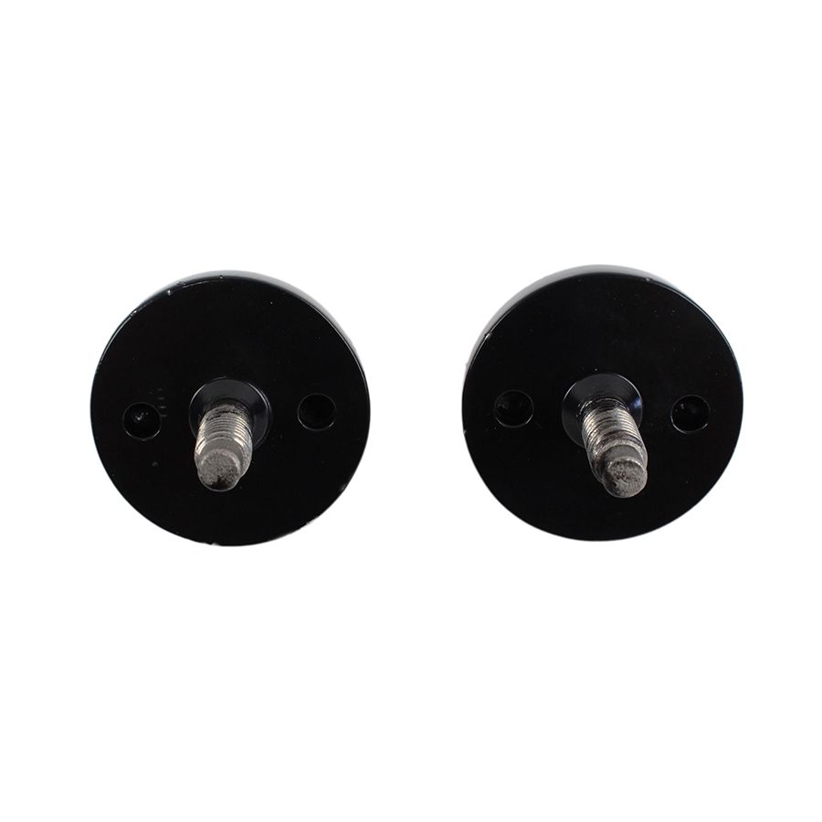 KENTROL Jeep CJ/YJ Windshield Knobs Pair 76-95 CJ and Wrangler YJ Powdercoat Black Kentrol  50510