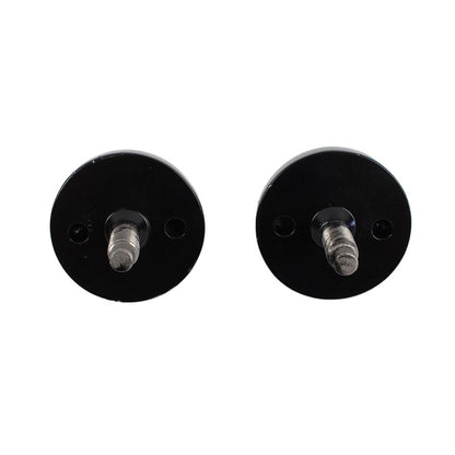 KENTROL Jeep CJ/YJ Windshield Knobs Pair 76-95 CJ and Wrangler YJ Powdercoat Black Kentrol  50510