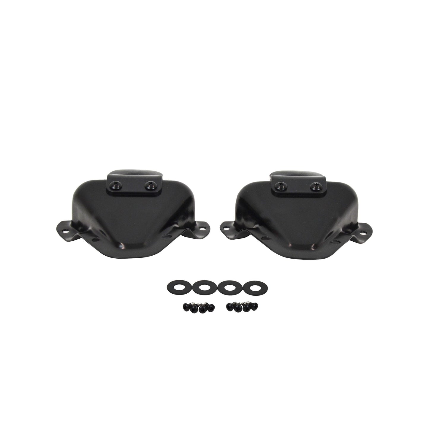 KENTROL Jeep CJ/YJ Interior Door Latch Brackets Pair 81-95 CJ and Wrangler YJ Powdercoat Black Kentrol  50513