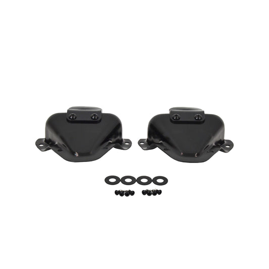 KENTROL Jeep CJ/YJ Interior Door Latch Brackets Pair 81-95 CJ and Wrangler YJ Powdercoat Black Kentrol  50513