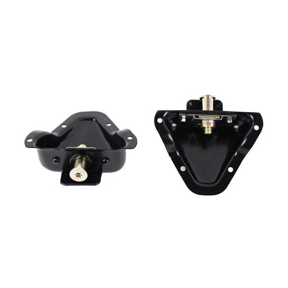 KENTROL Jeep CJ/YJ Interior Door Latch Brackets Pair 81-95 CJ and Wrangler YJ Powdercoat Black Kentrol  50513