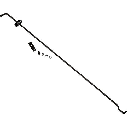 KENTROL Jeep TJ Hood Prop Rod 97-06 Wrangler TJ Powdercoat Black Kentrol  50523