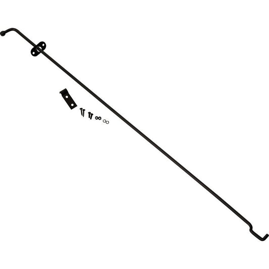 KENTROL Jeep TJ Hood Prop Rod 97-06 Wrangler TJ Powdercoat Black Kentrol  50523