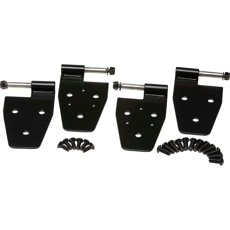 KENTROL Jeep TJ Door Hinge Set 4 Pieces 97-06 Wrangler TJ Powdercoat Black Kentrol  50525