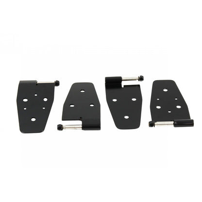 KENTROL Jeep TJ Door Hinge Set 4 Pieces 97-06 Wrangler TJ Powdercoat Black Kentrol  50525