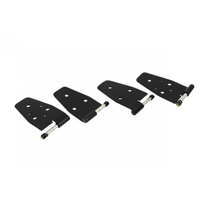 KENTROL Jeep TJ Door Hinge Set 4 Pieces 97-06 Wrangler TJ Powdercoat Black Kentrol  50525
