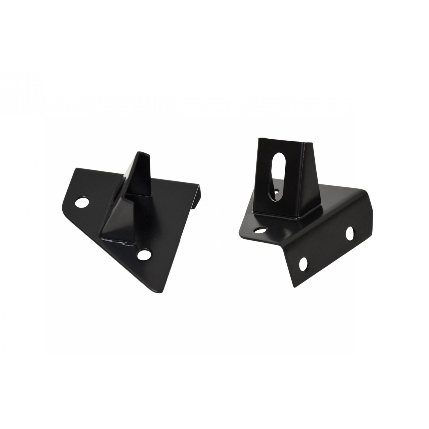 KENTROL Jeep CJ/YJ Light Bracket Pair 76-95 CJ and Wrangler YJ Powdercoat Black Kentrol  50531