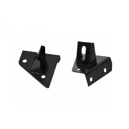 KENTROL Jeep CJ/YJ Light Bracket Pair 76-95 CJ and Wrangler YJ Powdercoat Black Kentrol  50531