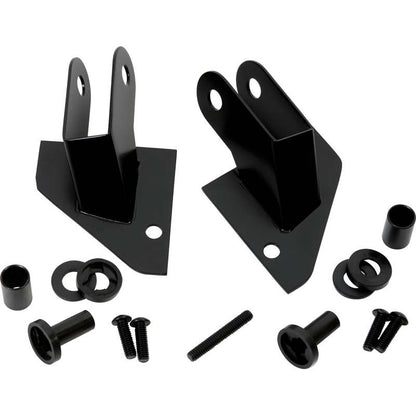KENTROL Jeep YJ Mirror Relocation Bracket Pair 87-95 Wrangler TJ Powdercoat Black Kentrol  50533