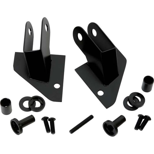 KENTROL Jeep YJ Mirror Relocation Bracket Pair 87-95 Wrangler TJ Powdercoat Black Kentrol  50533
