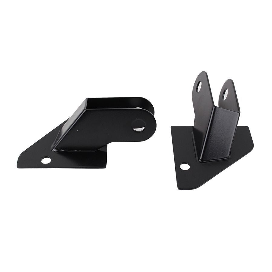 KENTROL Jeep YJ Mirror Relocation Bracket Pair 87-95 Wrangler TJ Powdercoat Black Kentrol  50533