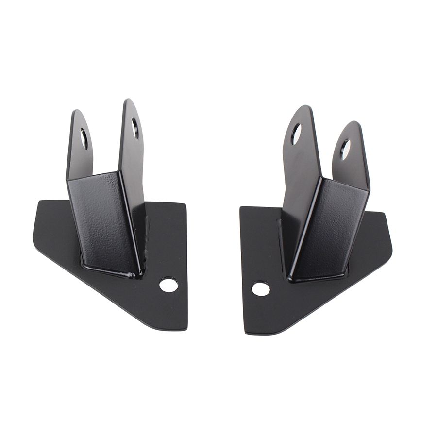 KENTROL Jeep YJ Mirror Relocation Bracket Pair 87-95 Wrangler TJ Powdercoat Black Kentrol  50533