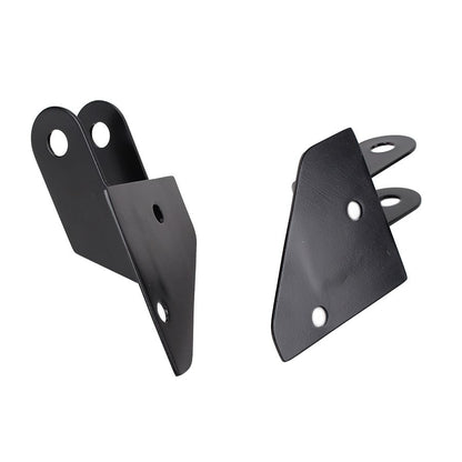 KENTROL Jeep YJ Mirror Relocation Bracket Pair 87-95 Wrangler TJ Powdercoat Black Kentrol  50533