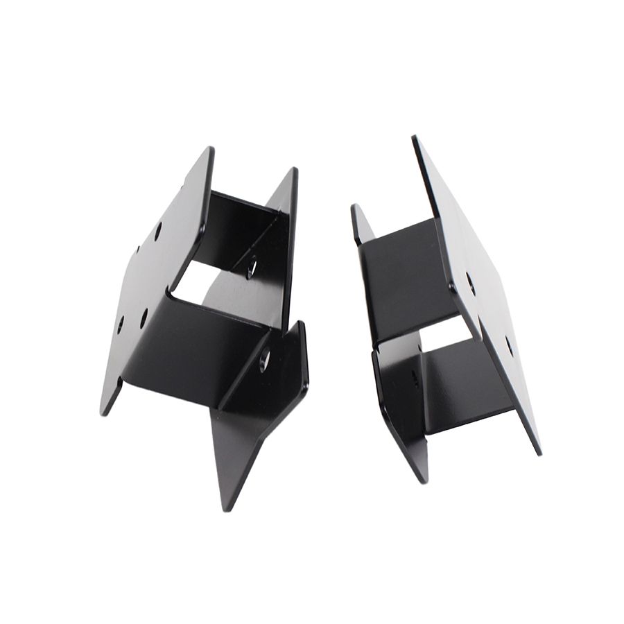 KENTROL Jeep TJ Mirror Relocation Bracket Pair 03-06 Wrangler TJ Powdercoat Black Kentrol  50542