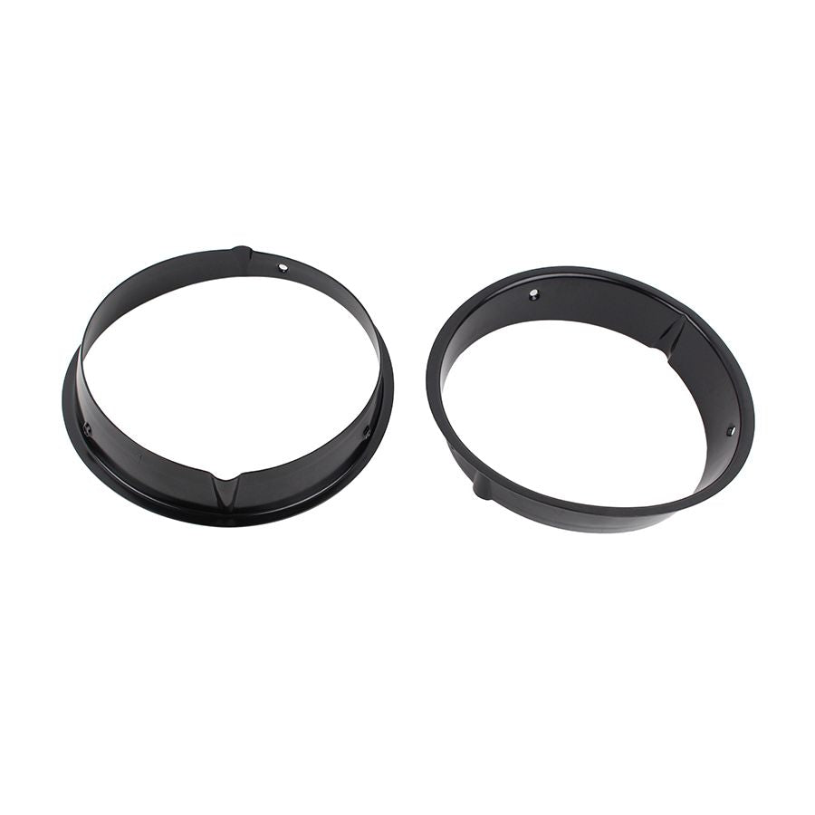 KENTROL Jeep TJ Headlight Bezels Pair 97-06 Wrangler TJ Powdercoat Black Kentrol  50543