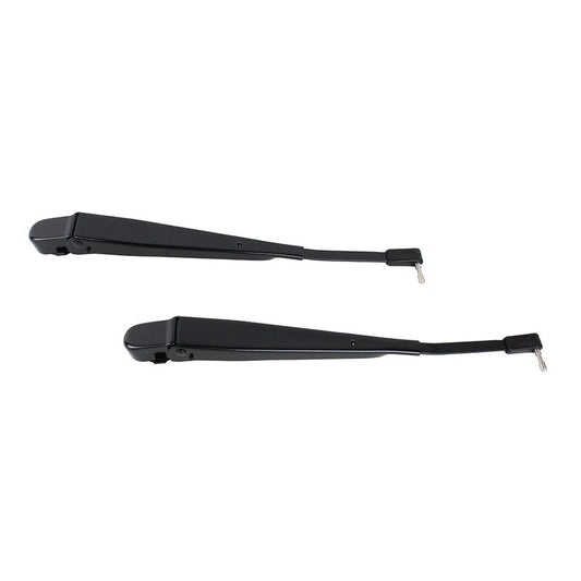 KENTROL Jeep YJ Windshield Wiper Arms Pair 87-95 Wrangler TJ Powdercoat Black Kentrol  50545