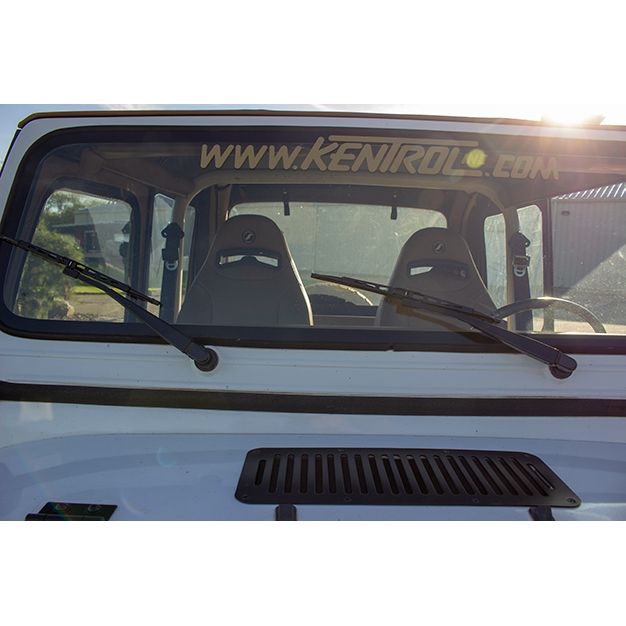 KENTROL Jeep YJ Windshield Wiper Arms Pair 87-95 Wrangler TJ Powdercoat Black Kentrol  50545