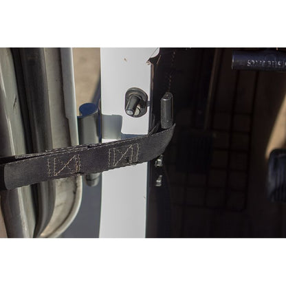 KENTROL Jeep CJ/YJ Door Strap Pins Pair 76-95 CJ and Wrangler YJ Powdercoat Black Kentrol  50549