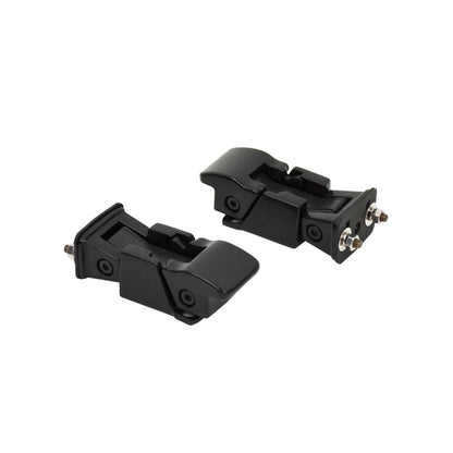 KENTROL Jeep CJ/YJ Hood Catch Pair TJ Style 42-95 CJ and Wrangler YJ Powdercoat Black Kentrol  50563