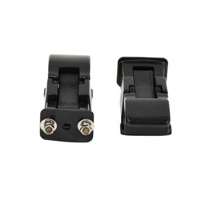 KENTROL Jeep CJ/YJ Hood Catch Pair TJ Style 42-95 CJ and Wrangler YJ Powdercoat Black Kentrol  50563
