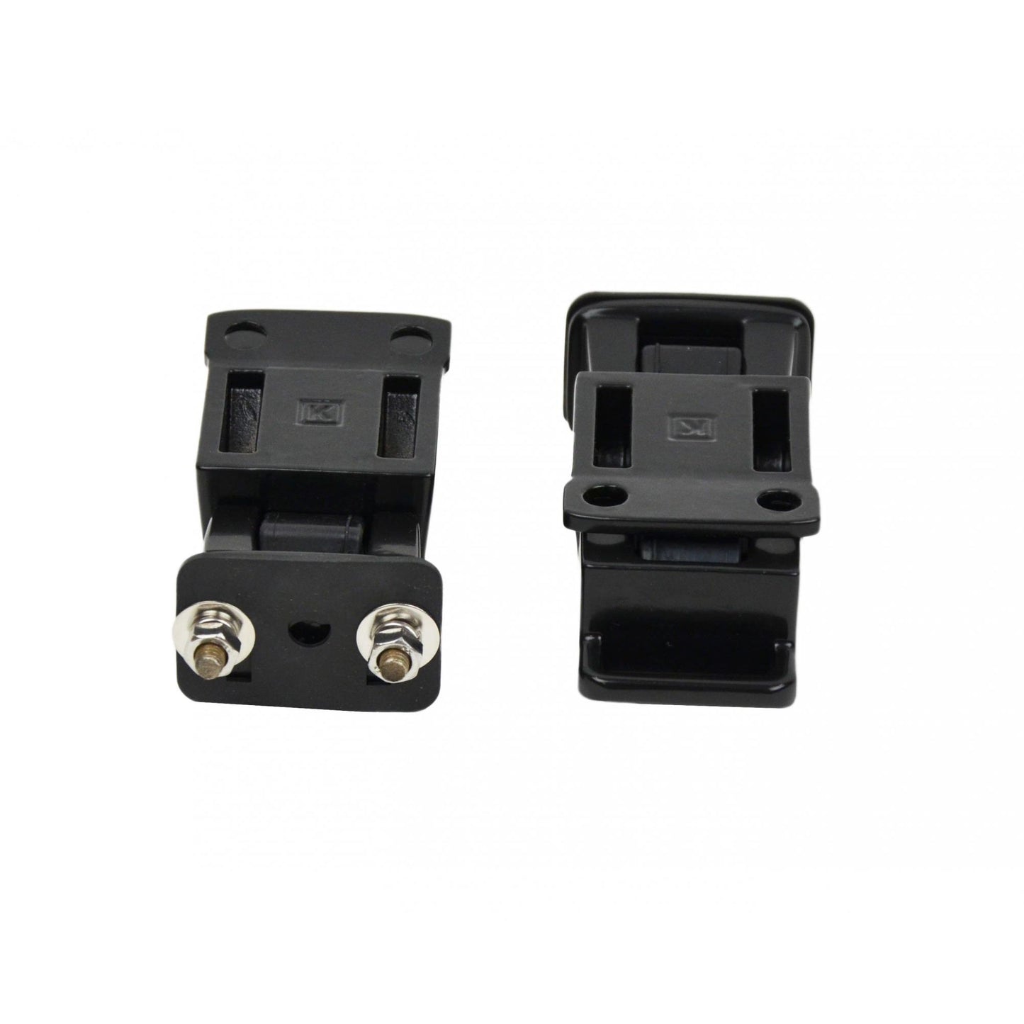 KENTROL Jeep CJ/YJ Hood Catch Pair TJ Style 42-95 CJ and Wrangler YJ Powdercoat Black Kentrol  50563