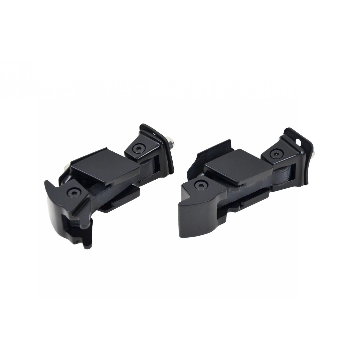 KENTROL Jeep JK Hood Catch Pair 07-18 Wrangler JK Powdercoat Black Kentrol  50571