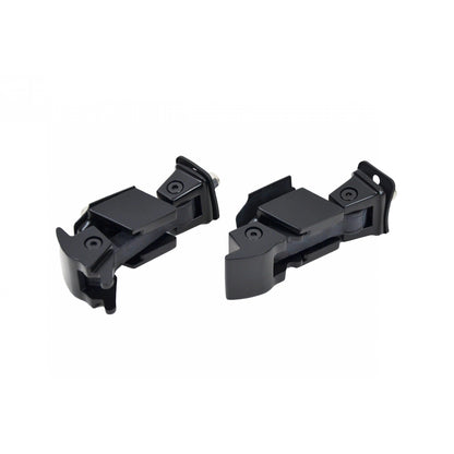 KENTROL Jeep JK Hood Catch Pair 07-18 Wrangler JK Powdercoat Black Kentrol  50571