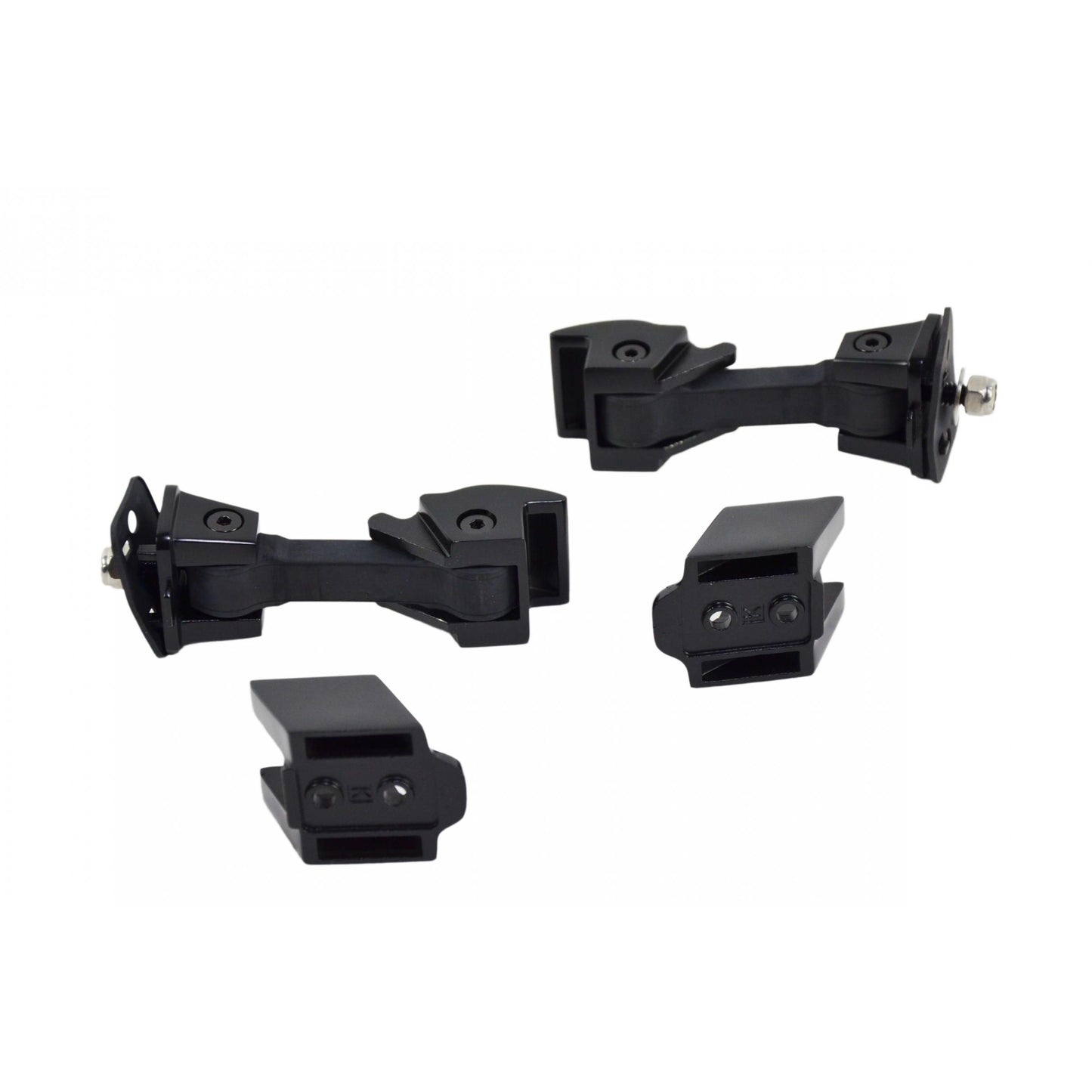 KENTROL Jeep JK Hood Catch Pair 07-18 Wrangler JK Powdercoat Black Kentrol  50571