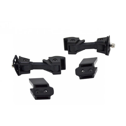 KENTROL Jeep JK Hood Catch Pair 07-18 Wrangler JK Powdercoat Black Kentrol  50571