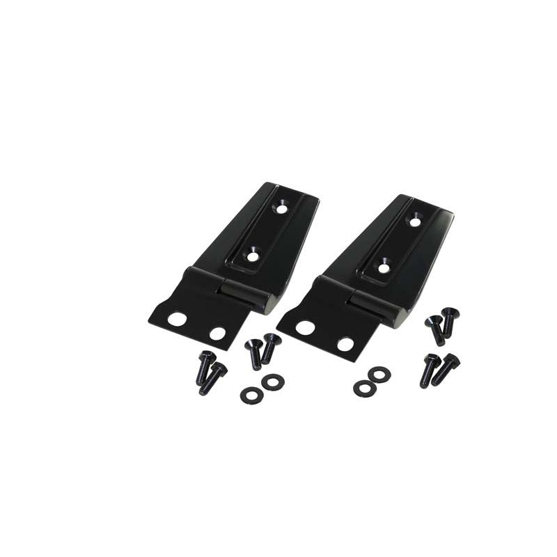 Kentrol Hood Hinges (Black - Stainless Steel) for 07-18 Jeep Wrangler JK 50572