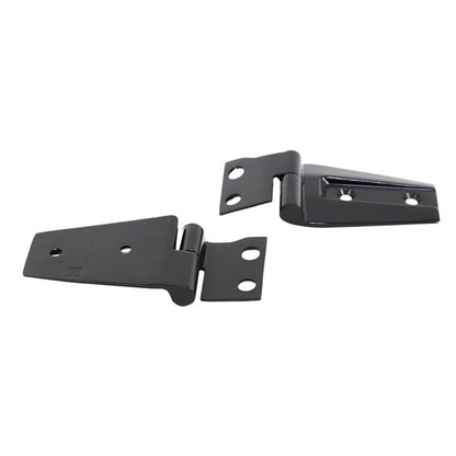 Kentrol Hood Hinges (Black - Stainless Steel) for 07-18 Jeep Wrangler JK 50572