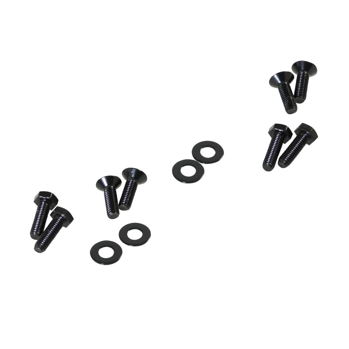 Kentrol Hood Hinges (Black - Stainless Steel) for 07-18 Jeep Wrangler JK 50572