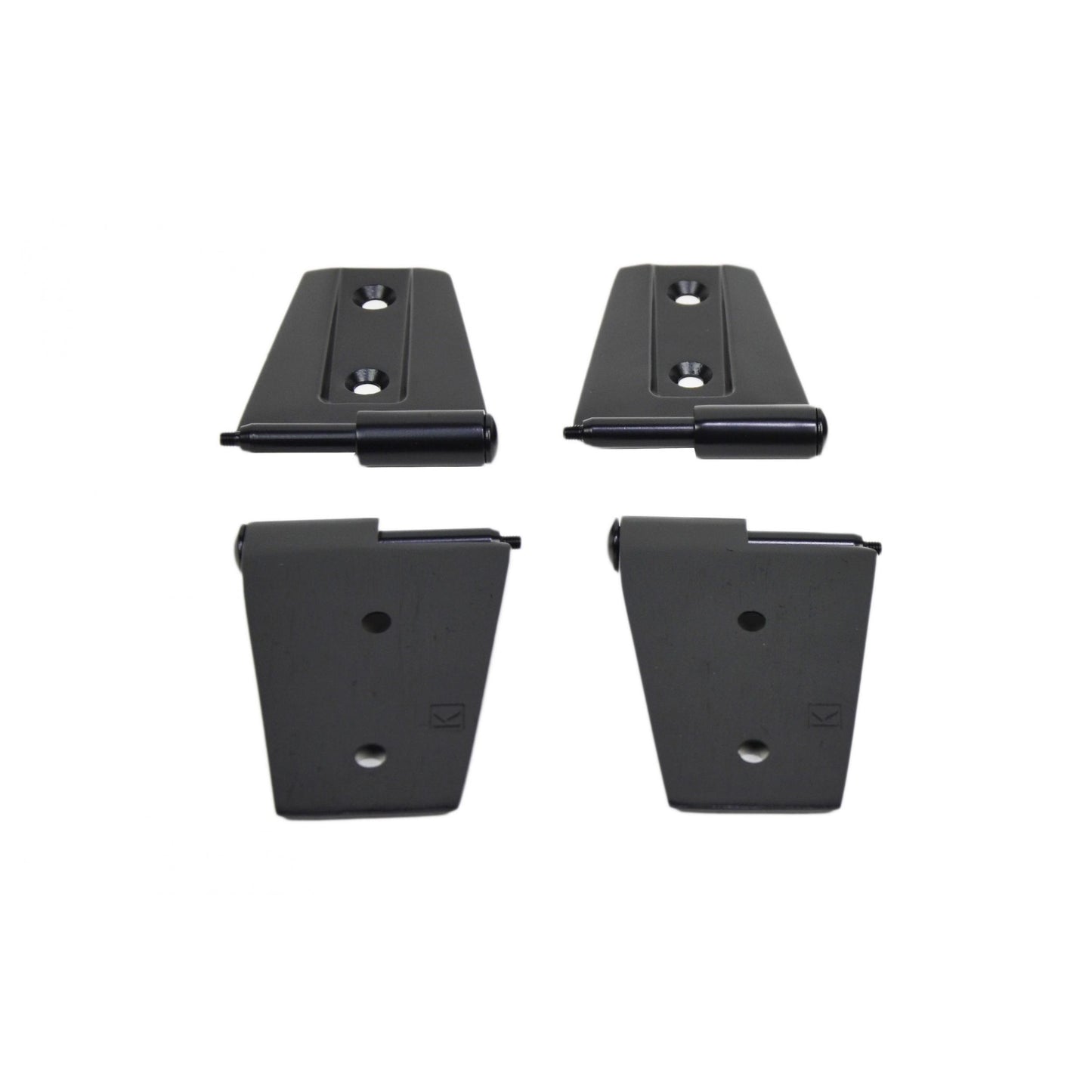 KENTROL Jeep JK Door Hinge Set 4 Pieces 2 Door 07-18 Wrangler JK Powdercoat Black Kentrol  50575