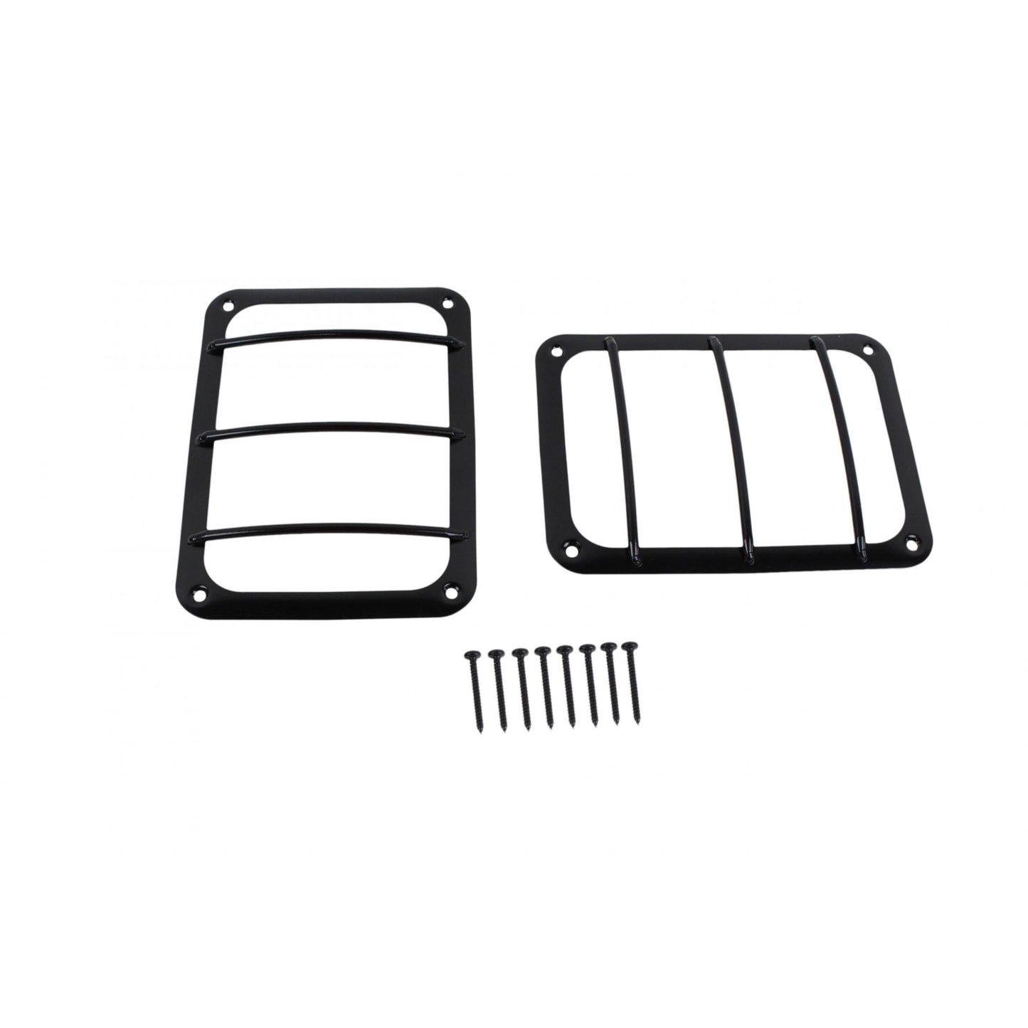 KENTROL Jeep JK Taillight Guard Pair 07-18 Wrangler JK Powdercoat Black Kentrol  50582