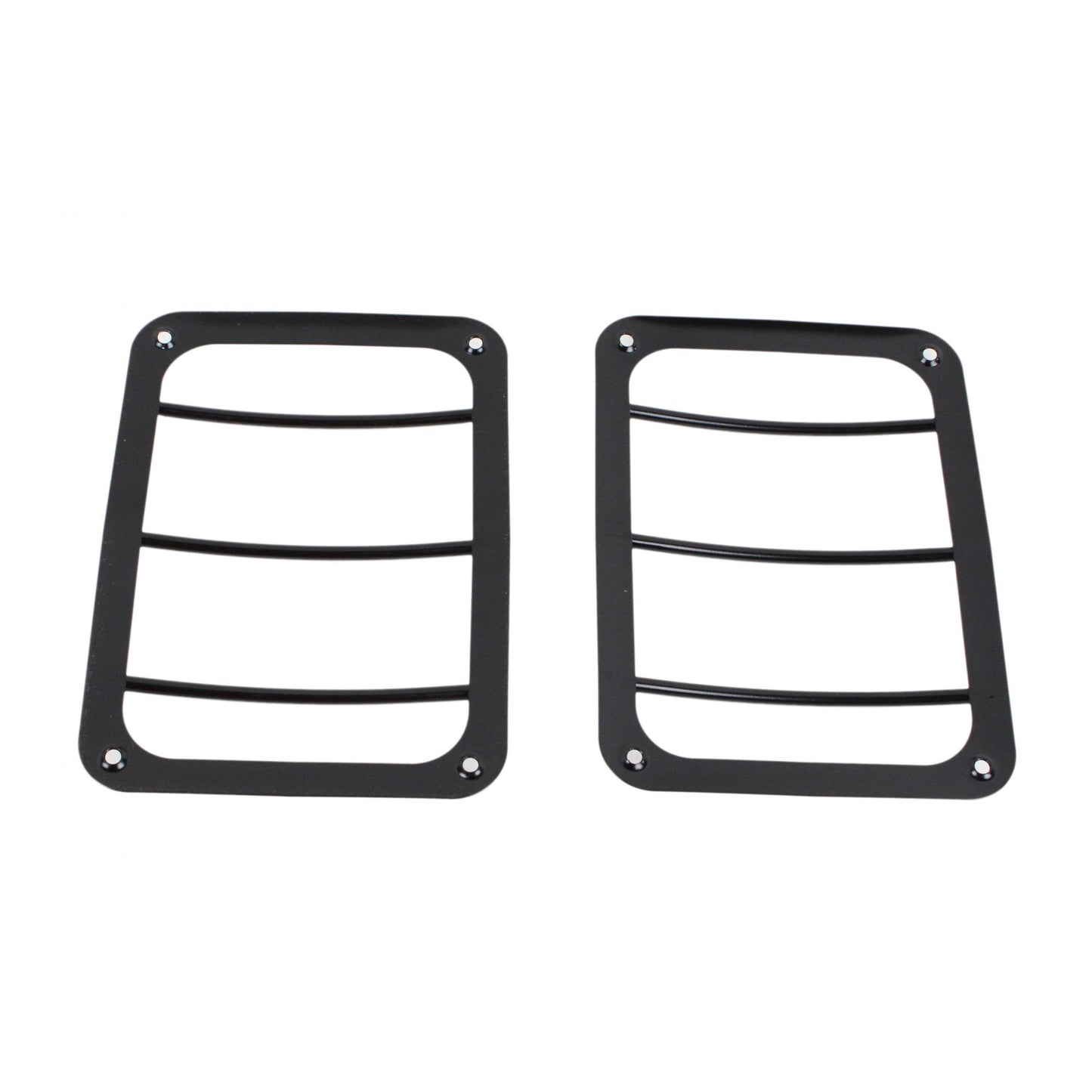 KENTROL Jeep JK Taillight Guard Pair 07-18 Wrangler JK Powdercoat Black Kentrol  50582