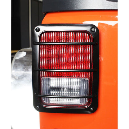 KENTROL Jeep JK Taillight Guard Pair 07-18 Wrangler JK Powdercoat Black Kentrol  50582