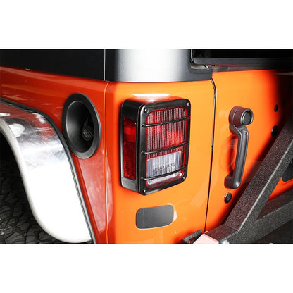 KENTROL Jeep JK Taillight Guard Pair 07-18 Wrangler JK Powdercoat Black Kentrol  50582