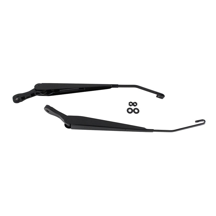 KENTROL Jeep JK Windshield Wiper Arms Pair 07-18 Wrangler JK Powdercoat Black Kentrol  50591
