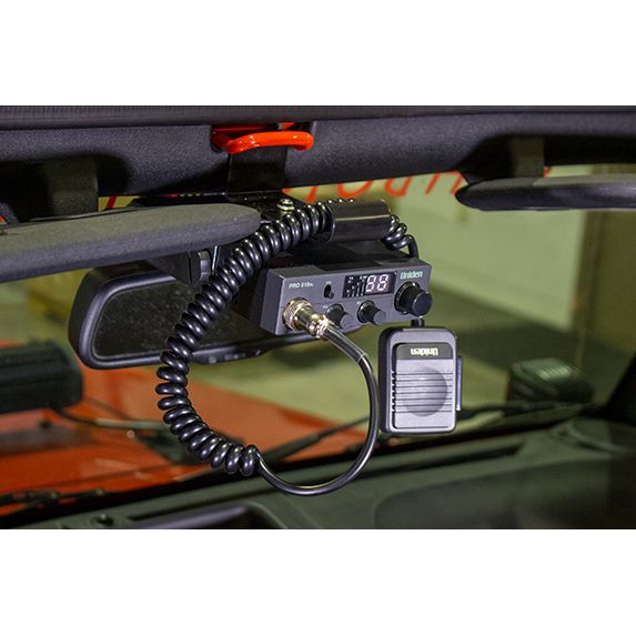 KENTROL Jeep JK CB Radio Mount For 07-18 Wrangler JK Black Powder Coat Kentrol  50721