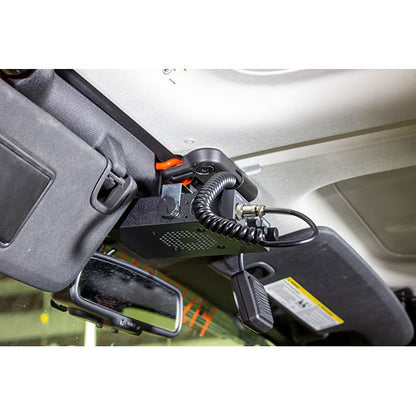 KENTROL Jeep JK CB Radio Mount For 07-18 Wrangler JK Black Powder Coat Kentrol  50721