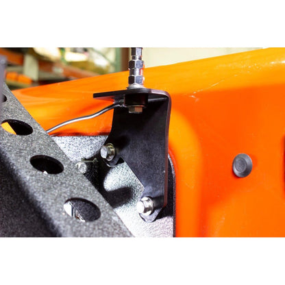 KENTROL Jeep JK CB Antenna Mount For 07-18 Wrangler JK Black Powdercoat Stainless Steel Kentrol  50722